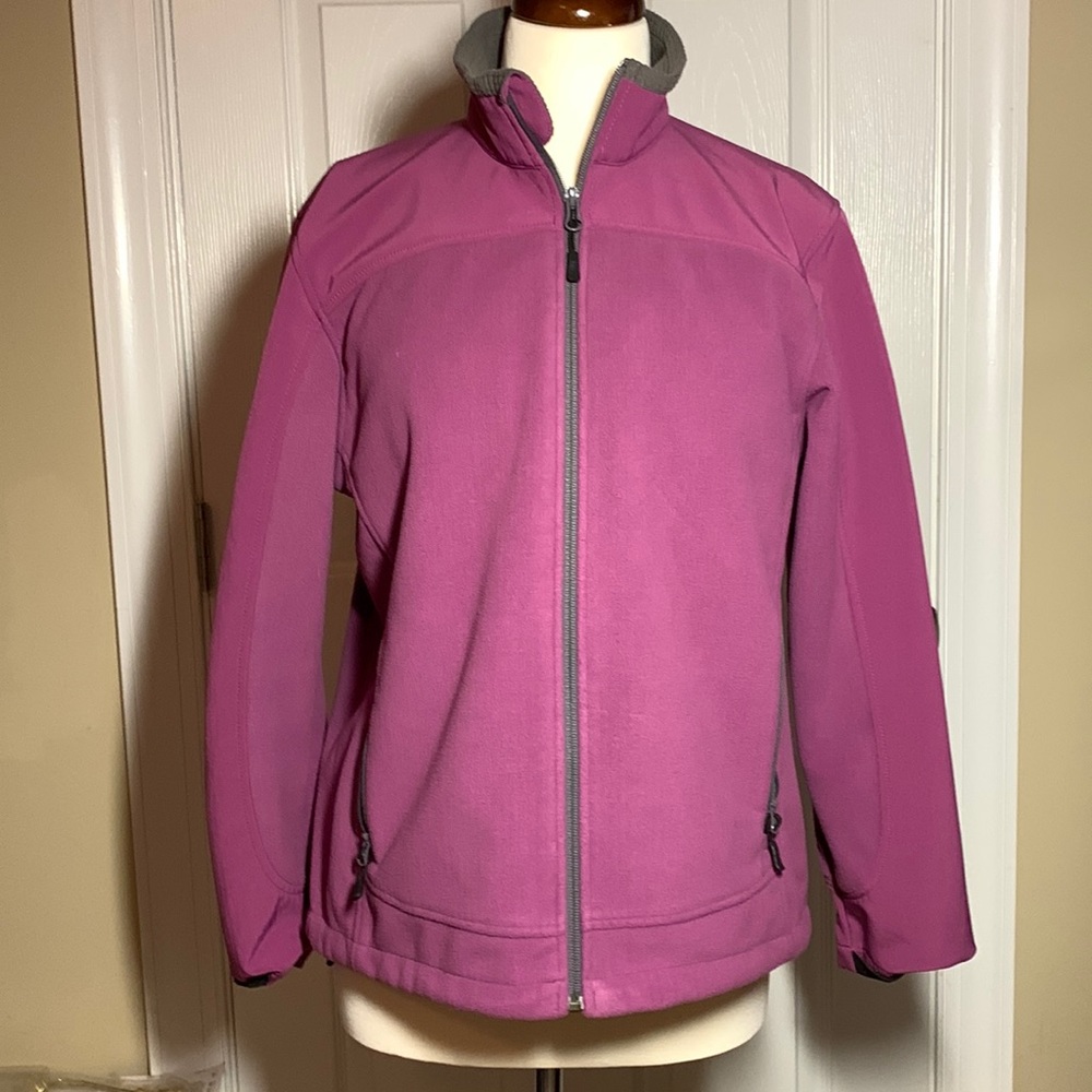 Lands' End Windcheck Jacket Size Medium VGUC